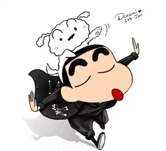在无锡健鼎我认识了蜡笔小新的小白
