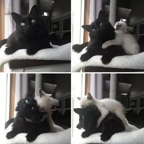 感动妈妈我终于有猫了