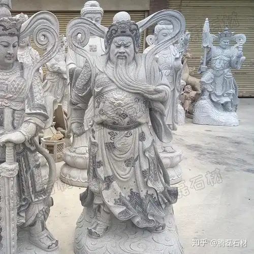 惠安雕刻关羽石像关羽石雕像图片
