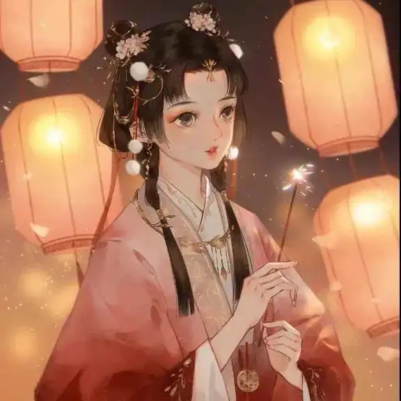 唯美浪漫系动漫女生头像