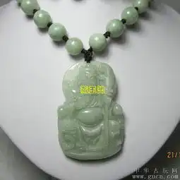 翡翠关公项链关公吊坠玉吊坠男士玉项链翡翠玉项链