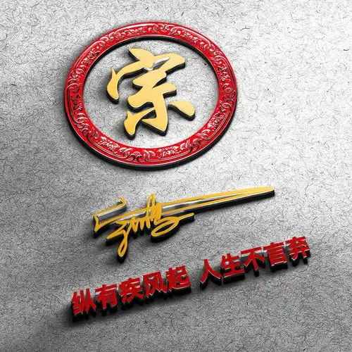 个性爆款姓氏头像,超强立体视觉3d壁纸,12个姓氏12张图