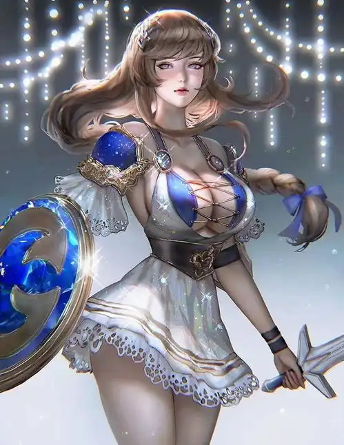 菲律宾插画师serafleur色彩光影冲击力极强的少女插画