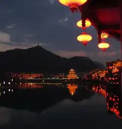 湖光琼楼摄影
