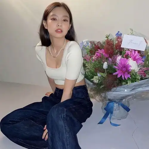 blackpinkjennie绝美头像有人说没谁是完美的,我妮妮