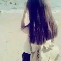 时尚女生头像背影侧面背景纯色微信头像图片大全