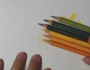 彩铅教程手把手教你画香喷喷的橙子