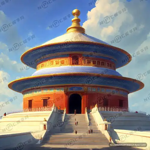 ai创作图天坛nipic.com