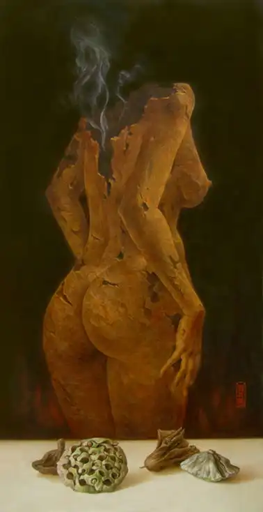 白墙画室的相册90后画家第一人西茜青春在绘画中绽放