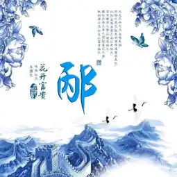 26张淡雅花开富贵微信头像,青花瓷高清姓氏头像,超美喜欢请带走
