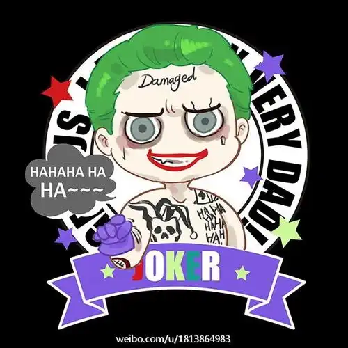 自杀小队x特遣队小丑q版丑爷jokerjare堆糖,美好生活研究所