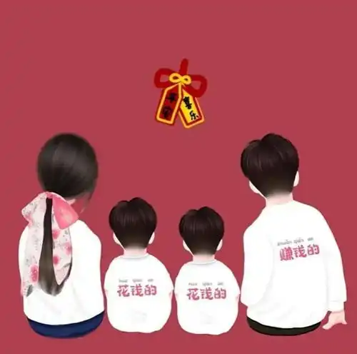 最新亲子头像陪伴是最长情的告白