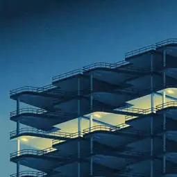 黑暗城市里的一束光这组插画暖到心底