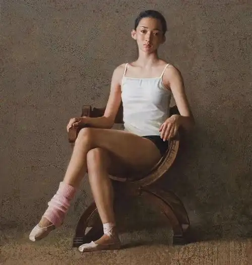李晓刚的新作专辑,人体画有韵味