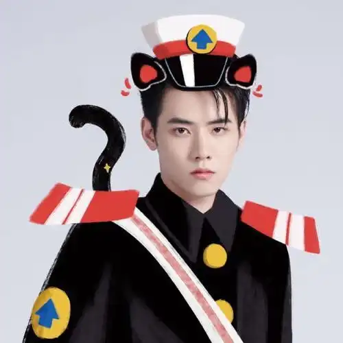 组图团魂满满r1se成员集体换黑猫警长头像奶萌又帅气