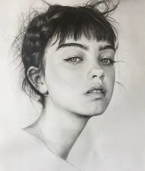 肖像素描分享