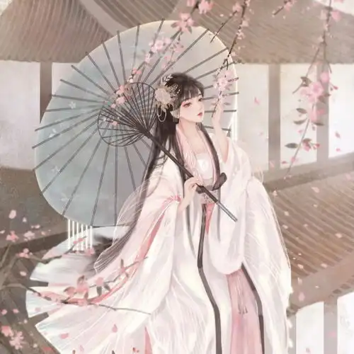 古风女生头像星星掉进海里,糖果掉进梦里,而你掉进我心里