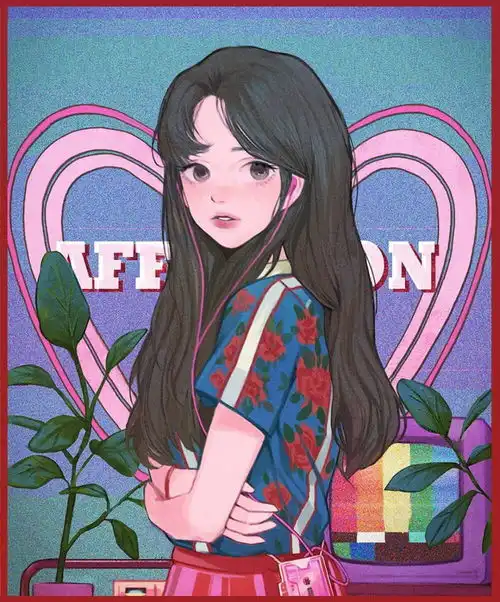 美女插画