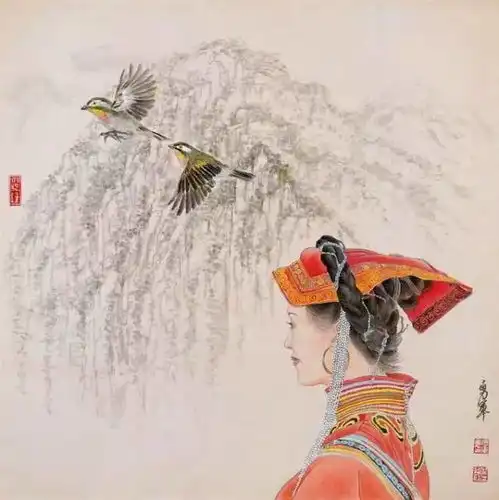 这组花鸟作品,网友直呼太美