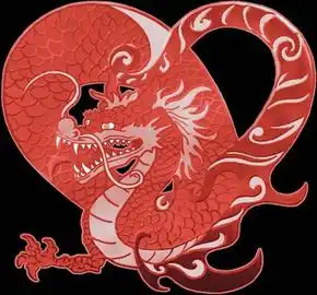 中国龙雕塑高清图片