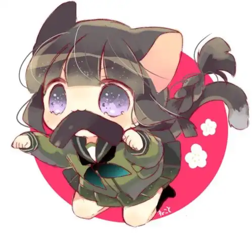 壁纸q版二次元卖萌插画动漫