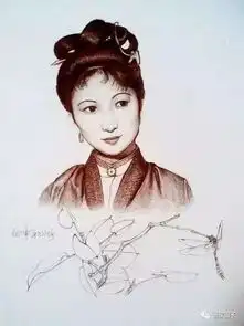 史上最全,红楼梦中各色人物的素描画像收藏了