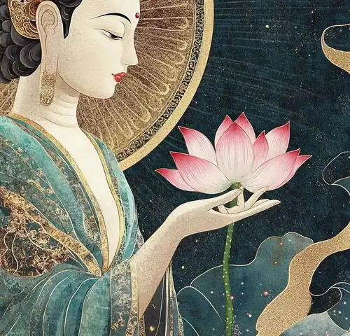 灵库佛莲若能静坐,看世间一切如梦,若能如莲,任风吹雨打,依然清纯无染佛陀喜欢莲花,主要是因为莲花在佛教文化中象征着清净觉悟超脱在佛教的象征体系中
