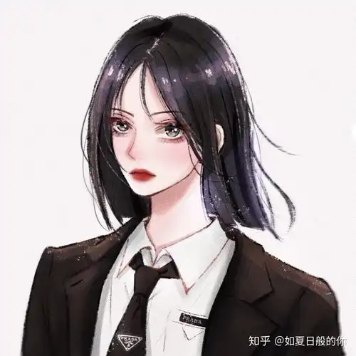 有没有这种画风的女生头像