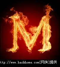 非常炫的燃烧火焰英文字母qq头像