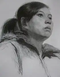 央美清华双状元黄思思素描头像优秀作品5