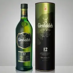 包邮原装进口洋酒格兰菲迪12年纯麦威士忌新版中度酒700ml