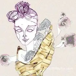 手机版artaksiniya有点日本风格的另类人物插画