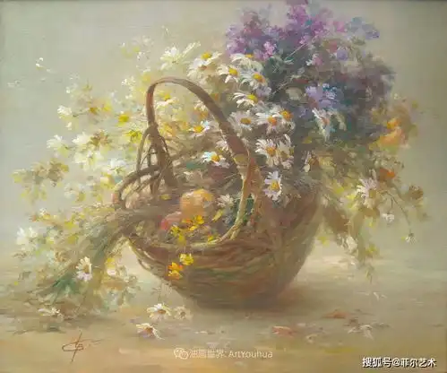 微妙沉稳,暗淡配色白俄罗斯画家祖拉夫斯基静物油画作品欣赏