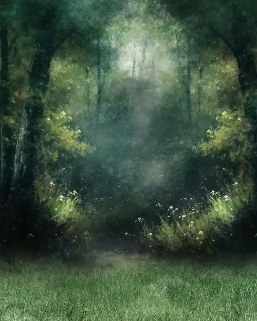 梦幻树林背景图片精品素材