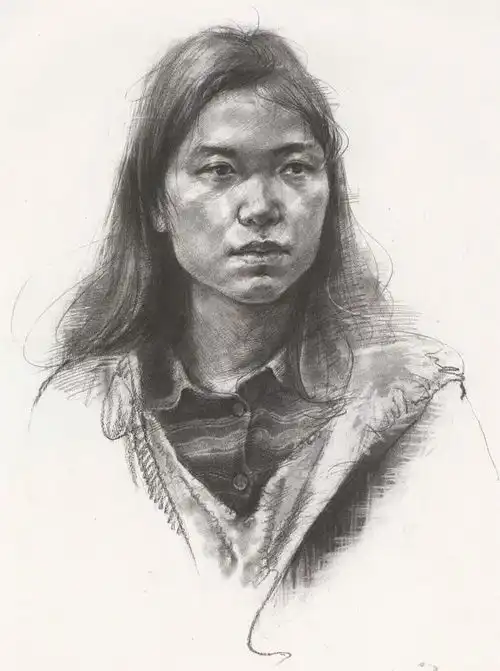 历年国美素描头像高分卷