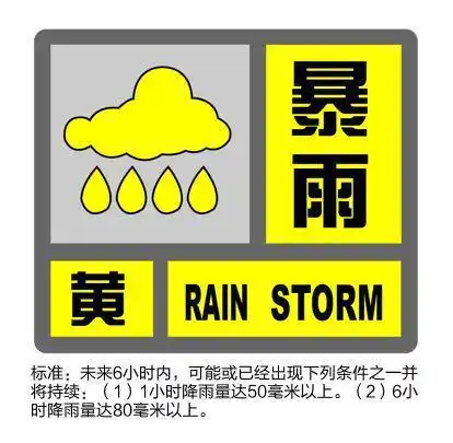 最新上海雷电黄暴雨黄双黄预警高挂