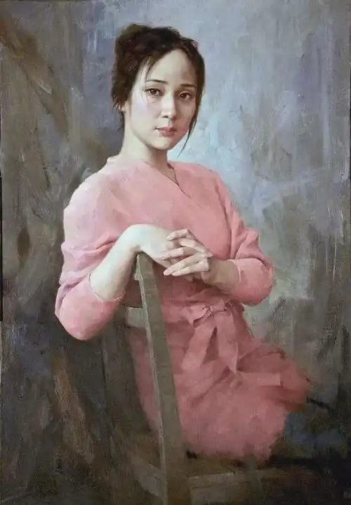 画技老辣沉稳,气质高贵,广美教授区础坚的人体油画