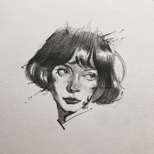 夸张的笔触生动的色彩