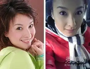 左岩和晶方琼谢娜董卿美女主播卸妆前后对比照