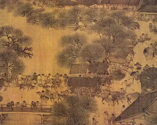 把清明上河图放大30倍,真是太有趣了