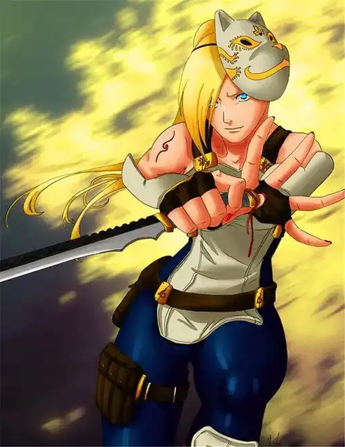 火影当女忍者们加入暗部,雏田好看极了,井野大显身材