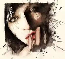 48个漂亮的水彩肖像插画欣赏