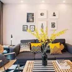 北欧风悦华里用暖色调让家熠熠发光