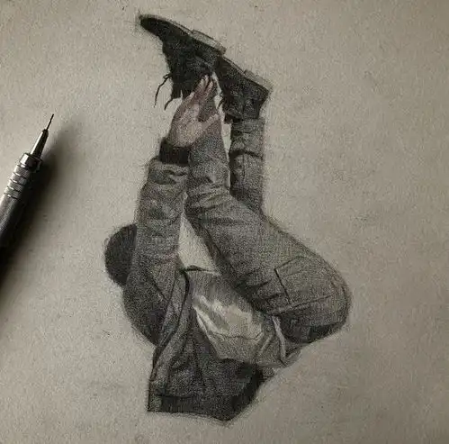 哥伦比亚绘画这样的素描人物,真棒