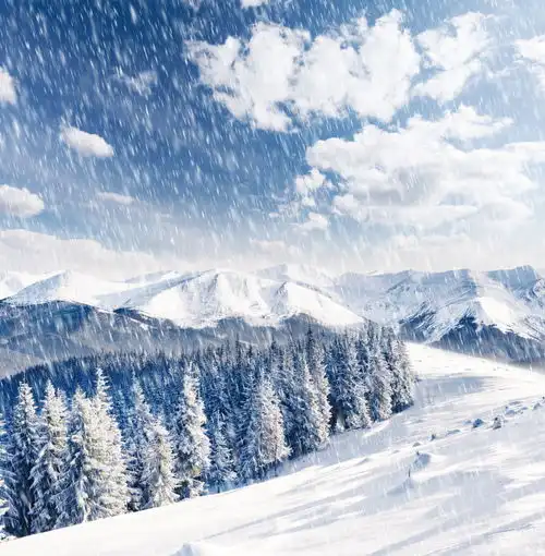 高清冬季冬天雪景自然风景jpg摄影图下载至来源处