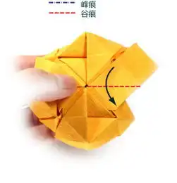 折纸玫瑰花的折法之美丽纸玫瑰的折法图解教程