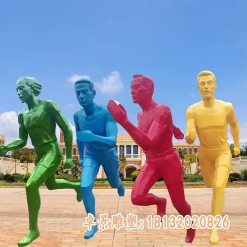 儿童奔跑不锈钢雕塑亳州金属奔跑雕塑厂
