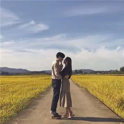 唯美清新意境情侣头像,美好幸福的日子