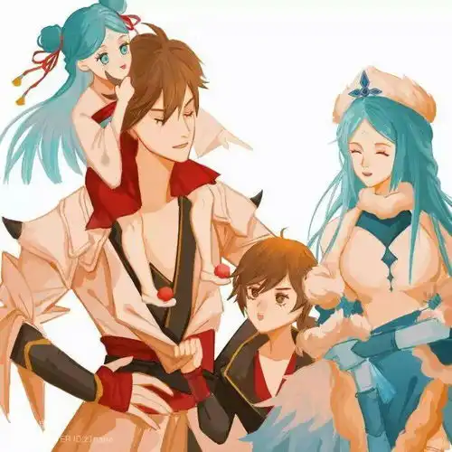 白昭李白x王昭君头像壁纸王者荣耀