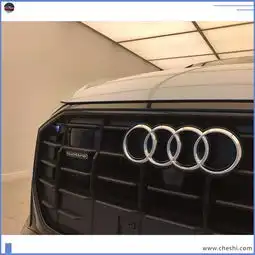 奥迪q8轿跑suv到店实拍搭3.0t引擎十天后开卖